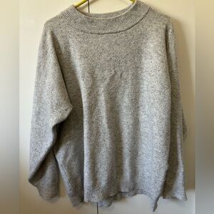 A new day gray oversized sweater